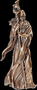 Merlin. Bronze Dekorativ Figur
